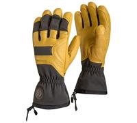 Black Diamond - Leather Gloves in PrimaLoft® - Patrol Gloves Beeswax in Leather - Size 163-174 cm - Yellow Yellow 163-174 cm