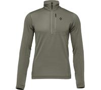 Black Diamond - Lightweight, breathable fleece Polartec® - M Coefficient Lt Quarter Zip Pullover Pine Smoke for Men - Size L - Khaki Khaki L