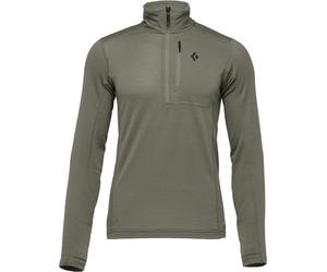 Black Diamond - Lightweight, breathable fleece Polartec® - M Coefficient Lt Quarter Zip Pullover Pine Smoke for Men - Size L - Khaki Khaki L