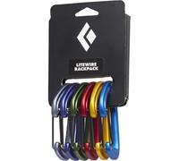 Black Diamond Lite Wire Snap Hook 6 Units Multicolor