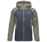 Black Diamond - Waterproof and breathable ski touring Jacket - M Recon LT Stretch Shell Pine Smoke Carbon for Men - Size M - Grey Grey M