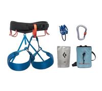 BLACK DIAMOND Men's Momentum Harness Package, Blue, S