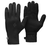 BLACK DIAMOND Screentap Midweight Fleece Lined Gloves Touch Screen Gloves for Running, Switching, Hiking, Black-NPF, Medium, Black-NPF, Medium