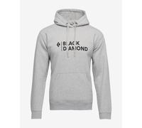Black Diamond Mini Stacked Hoodie Light Grey - M