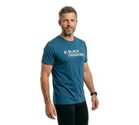 Black Diamond - Mini Stacked S/S Tee - T-shirt size M, blue