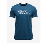 Black Diamond Mini Stacked Short Sleeve T-Shirt Indigo Blue - L