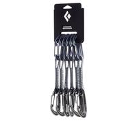 Black Diamond Mini Wire 6 Pack 12 Cm Quickdraw Silver
