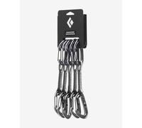 Black Diamond Mini Wire 6 Pack 12 Cm Quickdraw Silver