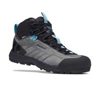 Black Diamond Mission Leather Mid Wp Approach Shoes Grey EU 37 1/2 Women