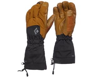 Black Diamond - Mountaineering gloves in PrimaLoft® - Soloist Gloves Dark Curry in Leather - Size L - Brown Brown L
