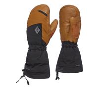 Black Diamond - Mountaineering mittens in PrimaLoft® - Mercury Mitts Dark Curry for Men in Leather - Size 169-180 cm - Brown Brown 169-180 cm