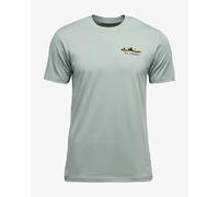 Black Diamond Mountainscape Short Sleeve T-Shirt Agave Blue - XS