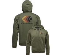 Black Diamond - Faded Full Zip Hoody - Hoodie size S, olive