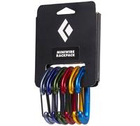 Black Diamond Mini Wire Snap Hook 6 Units Multicolor