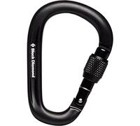 BLACK DIAMOND Pearlock Screwgate Carabiner - Mixte - Black - size only size- model 2025 only size