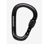 Black Diamond Pearlock Screwgate Carabiner Black