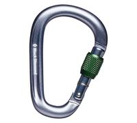 Black Diamond Pearlock Screwgate Carabiner Grey