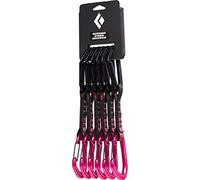 Black Diamond - Set of 6 quickdraws - Hotforge Hybrid Quickpack 12Cm Ultra Pink