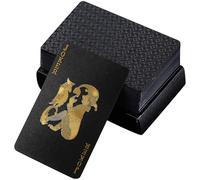 Black Diamond Professional Poker Deck - Waterproof Plastic Playing Cards