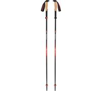 Black Diamond Pursuit Carbon FLZ trekking poles black red (pair) - 135