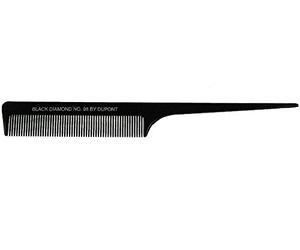 Black Diamond Rattail Hair Comb, 202 ml Length