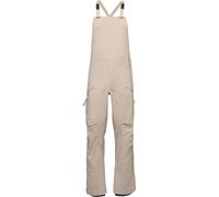Black Diamond - Salopette de ski de randonnée - M Factor Bibs Moonstone for Men in Nylon - Size S - Beige Beige S