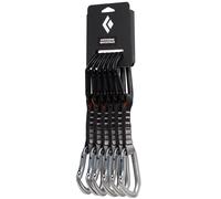 Black Diamond - Set of 6 quickdraws - Hotforge Quickpack 12 cm Light Grey Grey one size