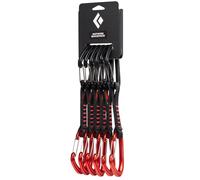 Black Diamond - Set of 6 quickdraws - Hotwire Quickpack 12Cm Octane - Orange Orange
