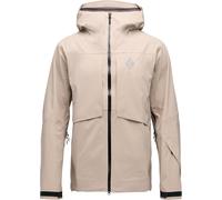 Black Diamond - Ski jacket - M Factor Shell Moonstone for Men - Size XL - Beige Beige XL