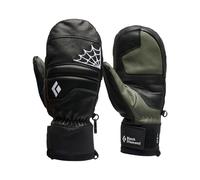 Black Diamond - Ski mittens in Leather and Insulation PrimaLoft® - Max Palm Spark Mitts Black Tundra for Men in Leather - Size S Black S