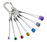 Black Diamond - Stopper Set Classic - Nut size Set Größe 5-11 inkl. Karabiner, mulitcolor