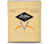 Black Diamond Strings 80/20 Brass Wound Acoustic Guitar Strings 12-53