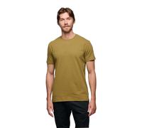 Black Diamond Stripe Short Sleeve T-shirt Brown M Men