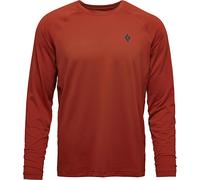 Black Diamond - Sun protection T-shirt - M Alpenglow LS Crew Burnt Sienna for Men - Size L - Orange Orange L