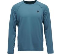 Black Diamond - Sun protection T-shirt - M Alpenglow LS Crew Cr lue for Men - Size L Blue L