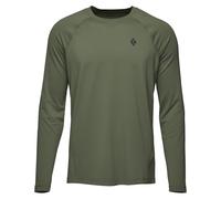 Black Diamond - Sun protection T-shirt - M Alpenglow LS Crew Tundra for Men - Size S - Khaki Khaki S