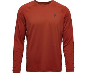 Black Diamond - T-Shirt - M Alpenglow LS Crew Burnt Sienna for Men - Size L - Orange Orange L