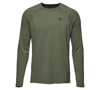 Black Diamond - T-Shirt - M Alpenglow LS Crew Tundra for Men - Size S - Green Green S