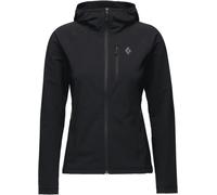Black Diamond - Women's Coefficient Storm Full Zip Hoody - Fleece jacket size S, black