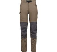 Black Diamond - Water-repellent and resistant Walking trousers - M Alpine Hybrid Pants Walnut Anthracite for Men - Size 36 US - Beige Beige 36 US