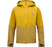 Black Diamond - Waterproof and breathable jacket - M Recon Stretch Shell Amber Flax for Men in Nylon - Size L - Yellow Yellow L