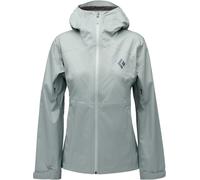 Black Diamond - Waterproof and breathable Jacket - W Fineline Stretch Shell Agave for Women - Size 151-168 cm - Green Green 151-168 cm