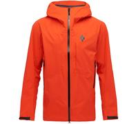 Black Diamond - Waterproof and breathable Mountaineering Jacket - M Highline Stretch Shell Octane for Men - Size L - Orange Orange