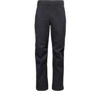 Black Diamond - Fineline Stretch FZ Pants - Waterproof trousers size S - Regular, black/grey
