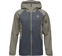 Black Diamond - Waterproof and breathable ski touring Jacket - M Recon LT Stretch Shell Pine Smoke Carbon for Men - Size M - Grey Grey M