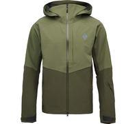Black Diamond - Waterproof and breathable ski touring Jacket - M Recon Stretch Shell Tundra Dark Moss for Men in Nylon - Size M - Green Green M