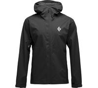 Black Diamond - Waterproof and windbreaker hiking jacket - M Strataline Stretch Shell Black for Men - Size L Black L
