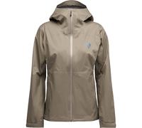 Black Diamond - Waterproof breathable jacket - W Fineline Stretch Shell Walnut for Women - Size XS - Beige Beige XS