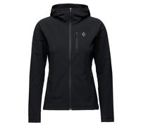 Black Diamond - Women's Coefficient Storm Full Zip Hoody - Fleece jacket size L, black
