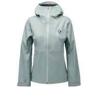Black Diamond - Women's Fineline Stretch Shell - Waterproof jacket size L, grey/turquoise